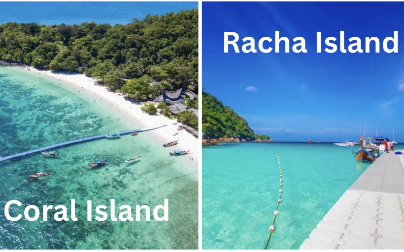 Ilhas Coral e Racha são ideais para passeio rápido