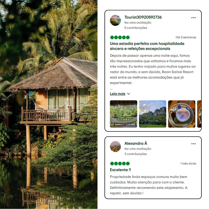 Ban Sainai Resort encanta com design e serviço excepcionais