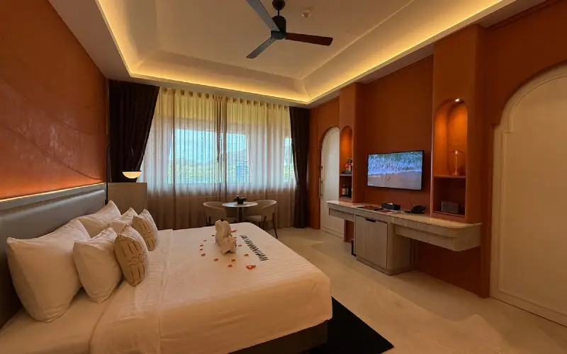 Tons terrosos criam ambiente acolhedor e elegante