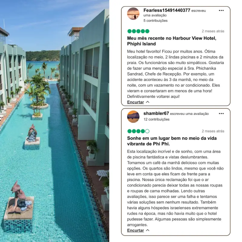 Hóspedes fiéis elogiam serviço e experiência