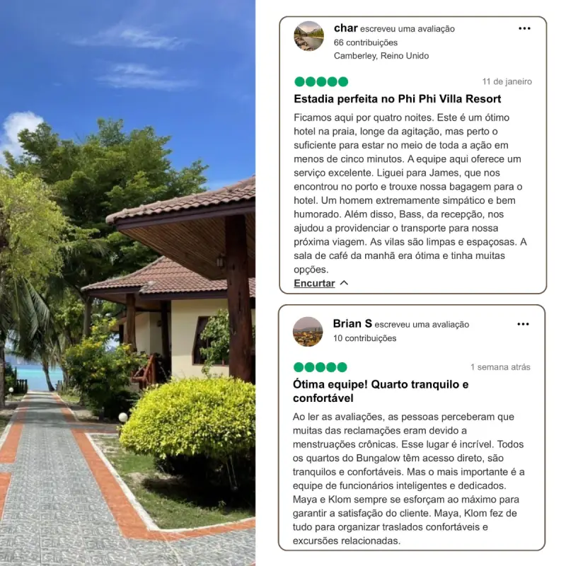 Um lugar lindo, relaxante e uma equipe simpática são grandes destaques para os hóspedes