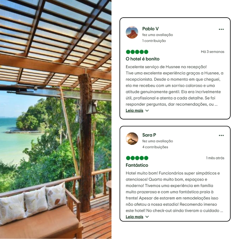 Resort é elogiado pelo serviço atencioso e seguro