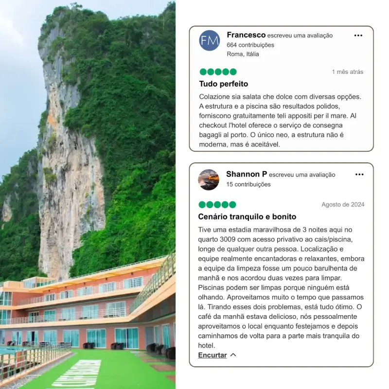 Os hóspedes tiveram uma estadia divertida e memorável, apesar de alguns problemas.