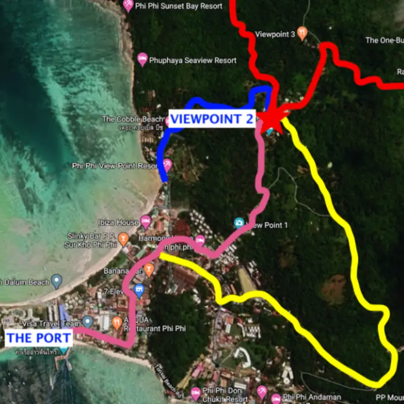 Caminhe até o mirante e veja o pôr do sol