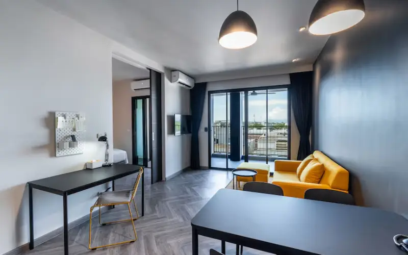 Quartos modernos e limpos exibem estilo minimalista