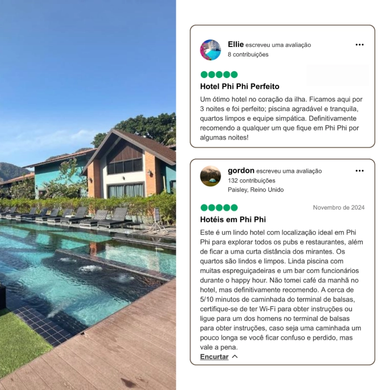 Muitos hóspedes recomendam este hotel para suas férias em Phi Phi
