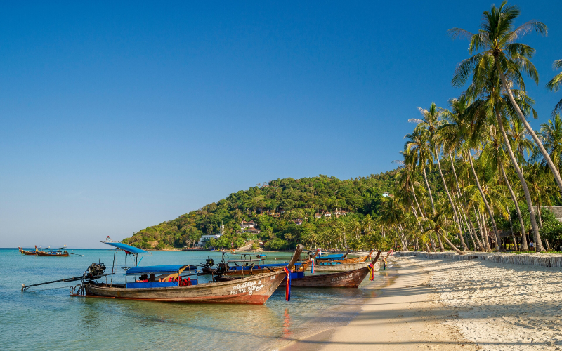 Norte de Koh Phi Phi Don tem clima calmo e isolado