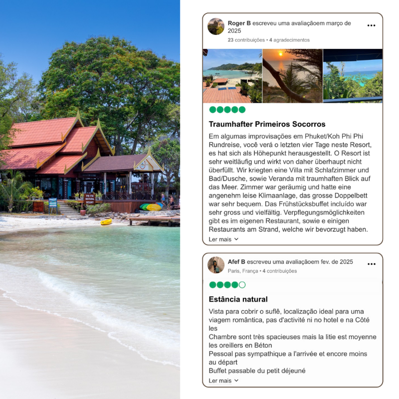 Hóspedes compartilham fotos e lembranças felizes