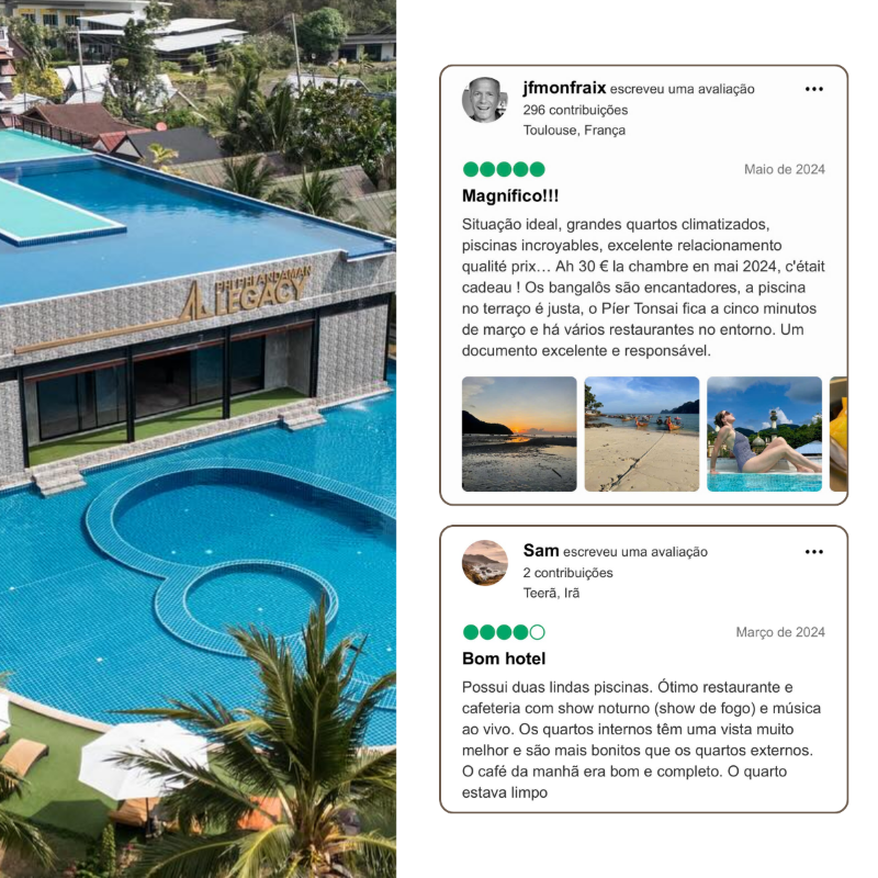 Os visitantes dizem que o interior dos quartos são deslumbrantes