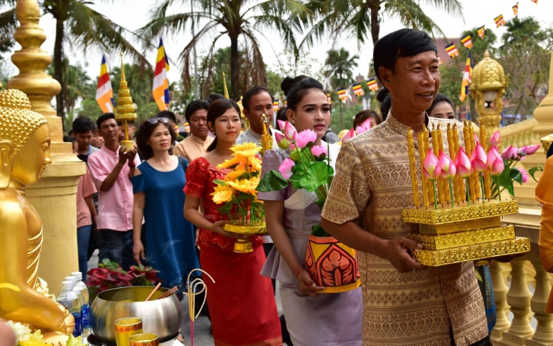 Camboja tem festivais, tradições e celebrações alegres