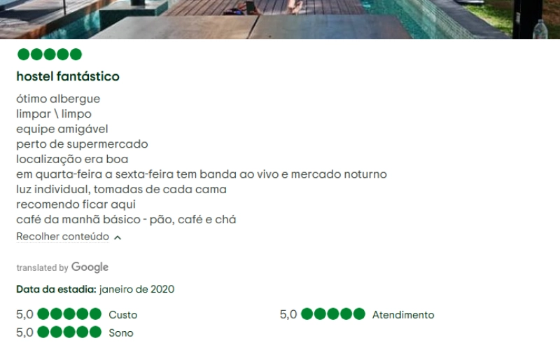 Hóspedes elogiam simpatia e ajuda da equipe