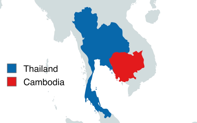 Camboja tem litoral no Golfo da Tailândia