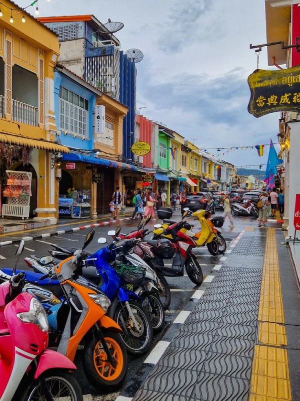 Phuket Old Town encanta com arquitetura sino-portuguesa