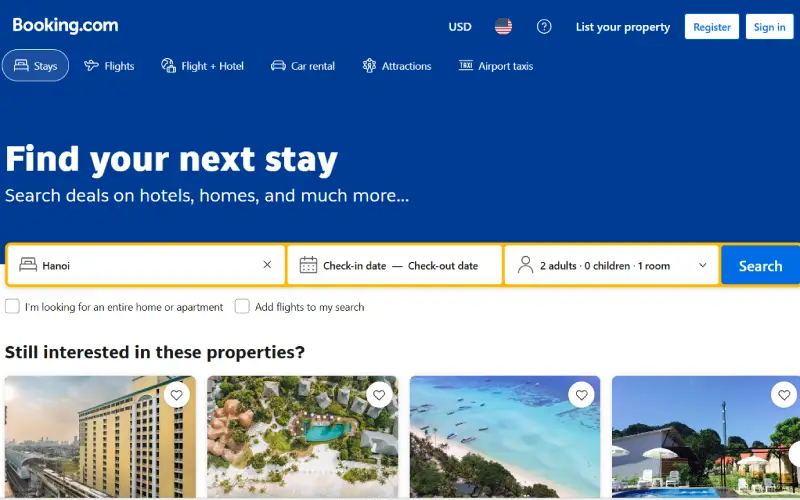 Booking atrai quem viaja só e busca liberdade