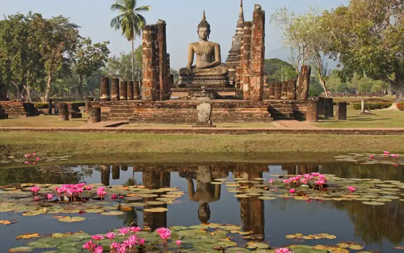 Descubra a herança antiga da Tailândia no sereno Parque Histórico de Sukhothai