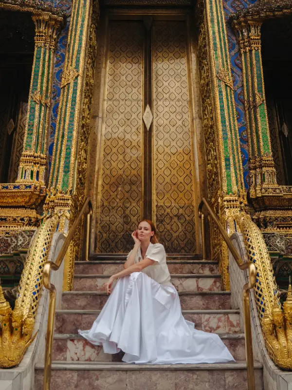 Portoes do Grande Palacio revelam beleza thai