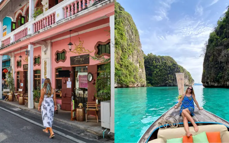 Phuket e Phi Phi combinam charme e mares turquesa