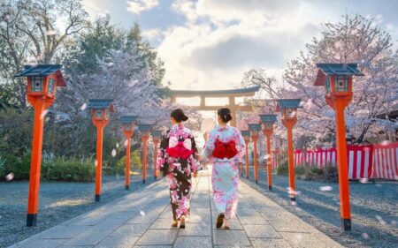Japão, Coreia do Sul e China na temporada das flor de cerejeira