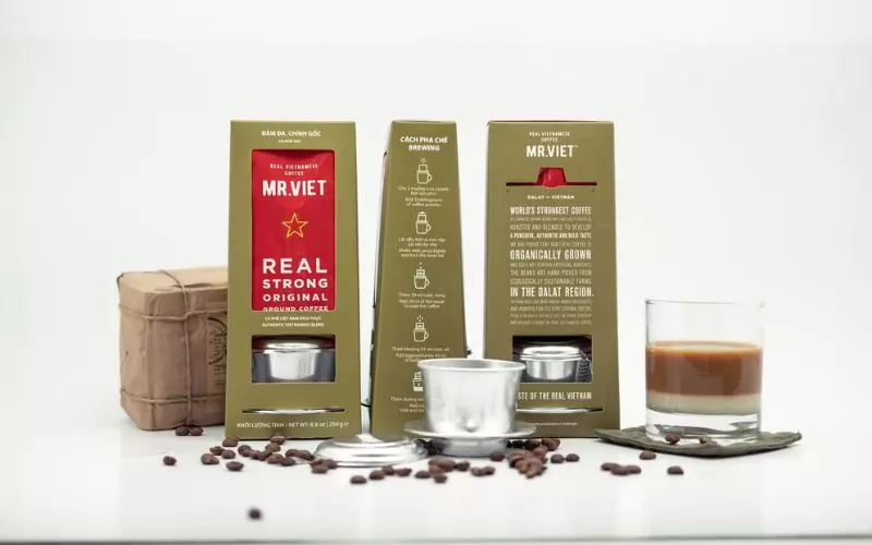 Café vietnamita intenso e aromático