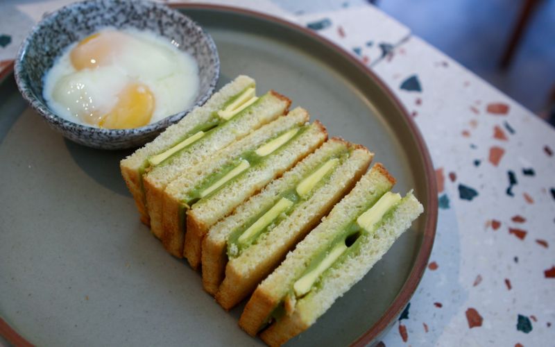 Pasta doce de coco e pandan singapurense