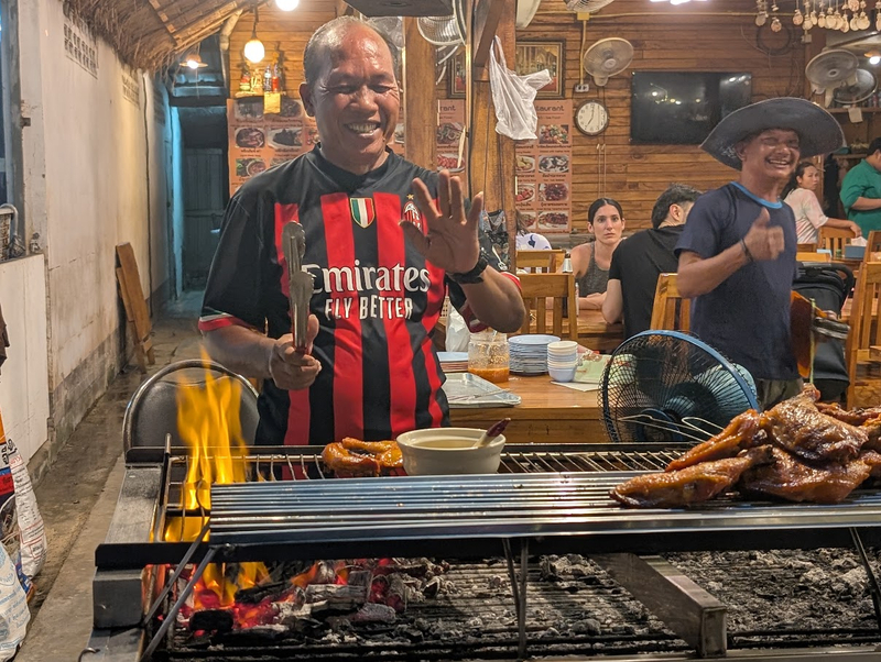 O restaurante é conhecido pela simpatia dos seus funcionários