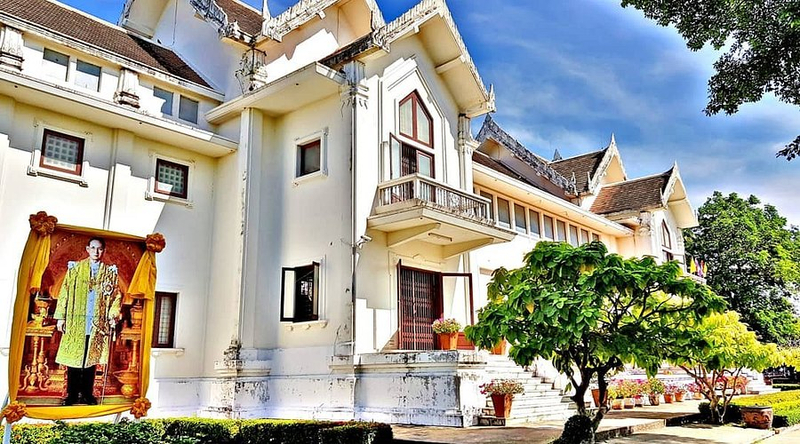 Museu Nacional Chao Sam Phraya, onde estão expostos tesouros e artefatos históricos do antigo Reino de Ayutthaya