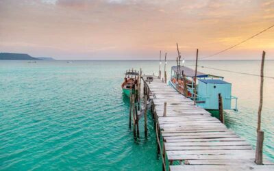 Excursão de cruzeiros do porto de Sihanoukville com guia em português