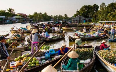 Delta del Mekong y túneles de Cu Chi día completo con guía en español