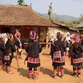 Hmong and Lahu Villages