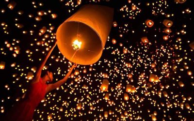 Festival de linternas Yi Peng con Bangkok, Chiang Mai, Chiang Rai, Krabi, Koh Phi Phi y Phuket – 2024.