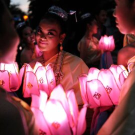 Festival de linternas de Chiang Mai001