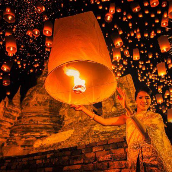 Festival de linternas de Chiang Mai