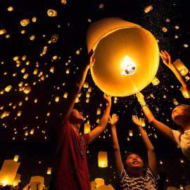 Festival de linternas de Chiang Mai