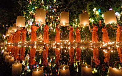 Tailândia, Vietnã e Camboja com festival de lanternas em Chiang Mai.