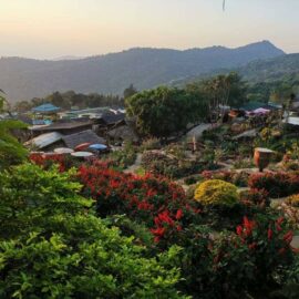 Hmong village in chiang mai