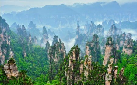 Viaje a China y Chongqing con Zhangjiajie Montañas de Avatar.